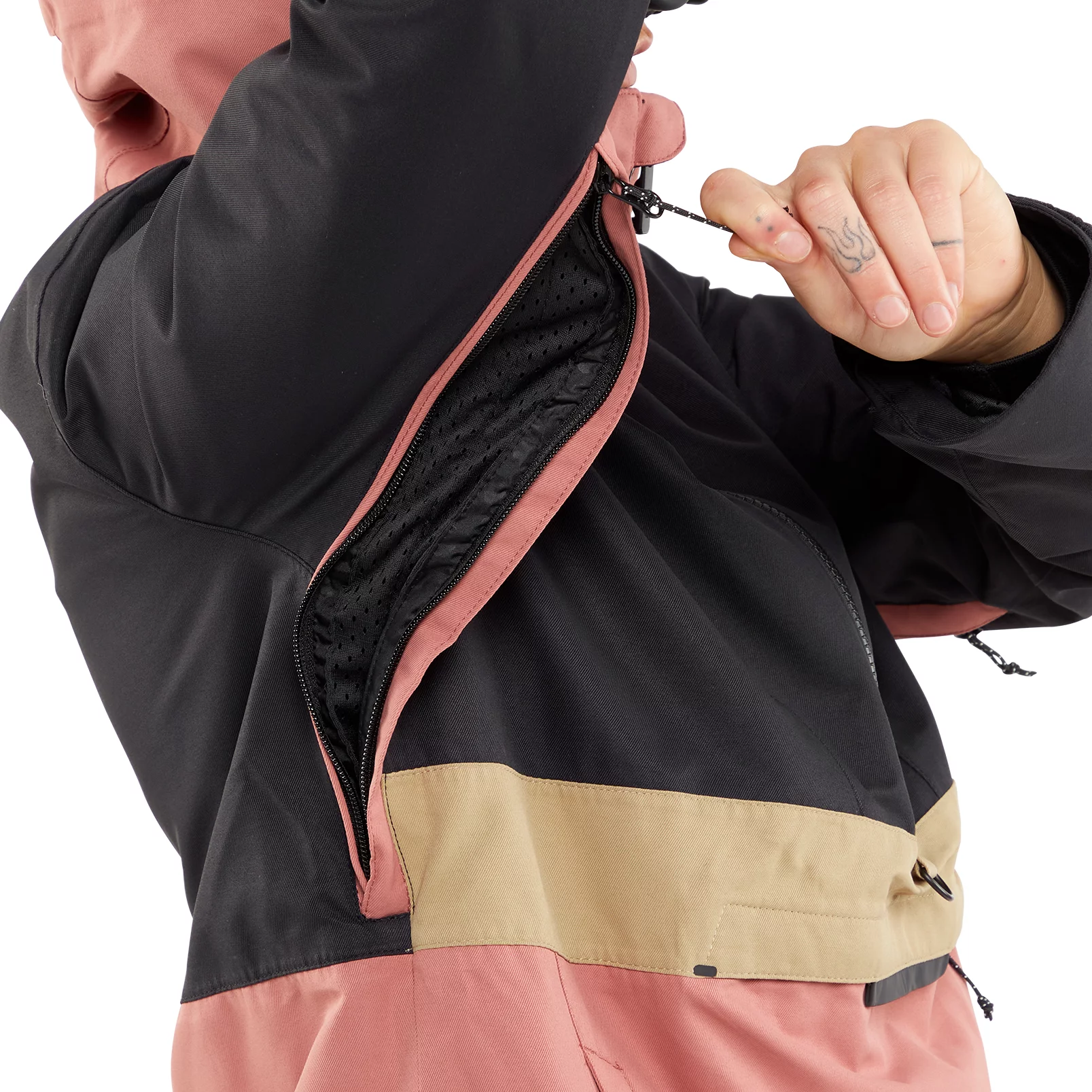 Volcom Women's Ashfield Pullover Jacket - earth pink | Tactics