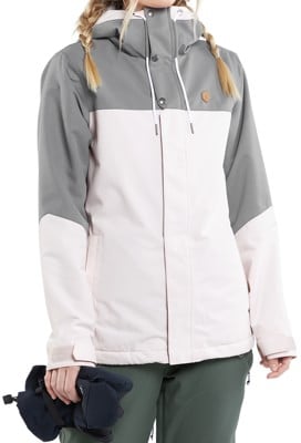 volcom women's bolt insulated jacket - calcite l