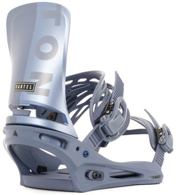 Burton Cartel Re:Flex Snowboard Bindings 2024 - slate blue/logo - view large