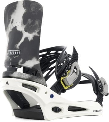 Burton Cartel Re:Flex Snowboard Bindings 2024 - white/graphic - view large