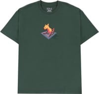 Polar Skate Co. Dog T-Shirt - dark green