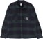 Polar Skate Co. Mike Flannel Shirt - navy/teal