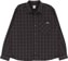 Polar Skate Co. Mitchell Flannel Shirt - navy/brown