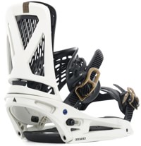 Burton Genesis EST Snowboard Bindings 2024 - white/gold