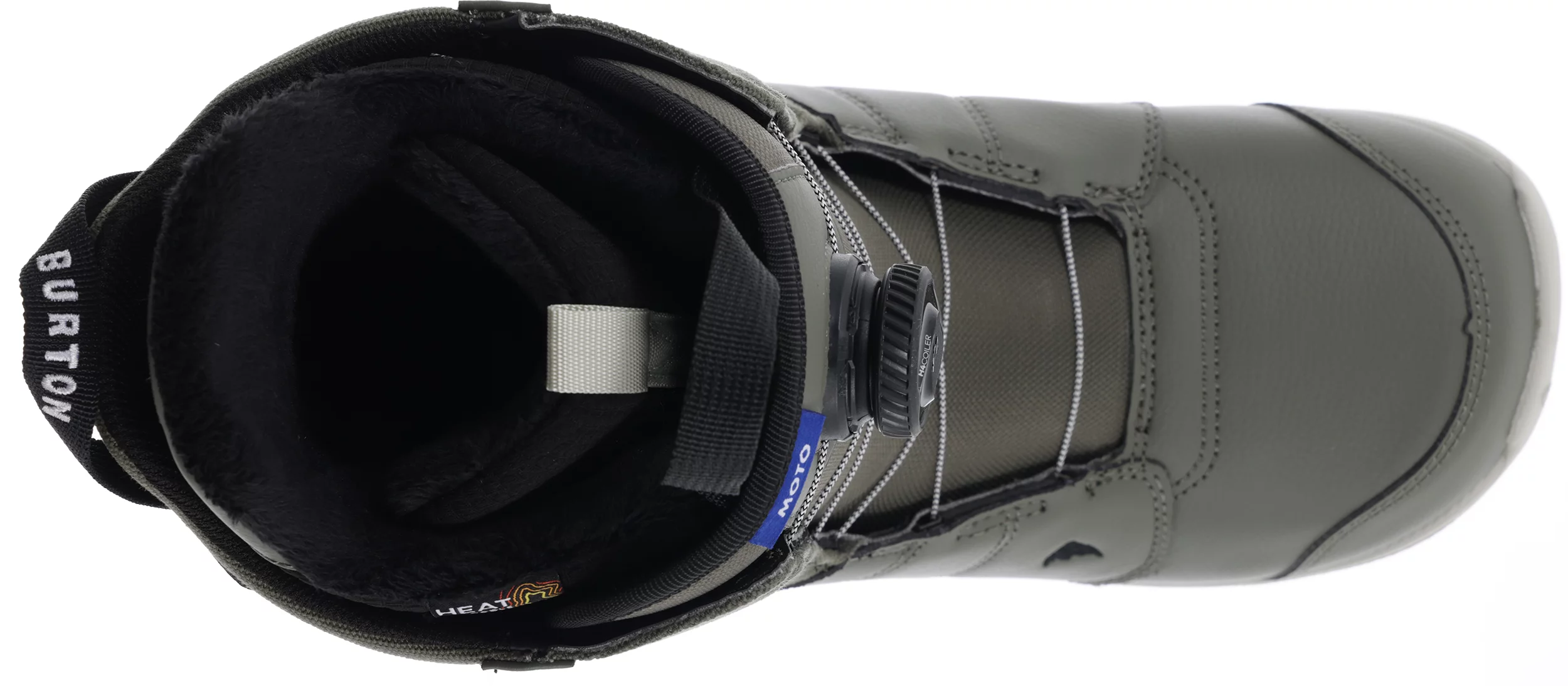 2024 Burton Moto Boa Mens 10 Forest Moss Snowboard Boots