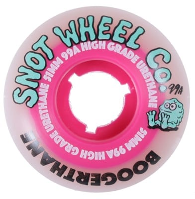 Snot Boogerthane Team Skateboard Wheels - natural/pink (99a) - view large