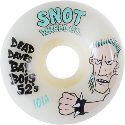 Snot Dead Dave's Bad Bois Conical Skateboard Wheels - glow in the dark (100a) - view large