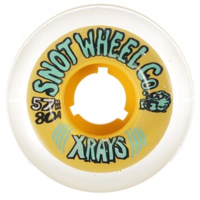 Snot X Rays Cruiser Skateboard Wheels - yellow (80a) - view large