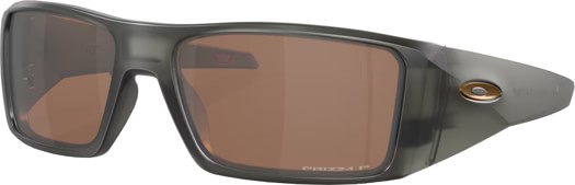Oakley Heliostat Polarized Sunglasses - matte grey smoke/prizm tungsten polarized lens - view large