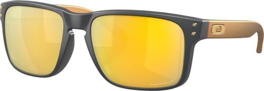 Oakley Holbrook Polarized Sunglasses - matte carbon/prizm 24k polarized lens - view large
