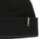 Jones Kodiak Recycled Beanie - stealth black - front detail