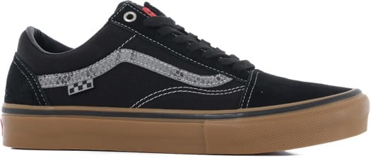 Vans Skate Old Skool Shoes - (hockey skateboards) black/snake skin - view large