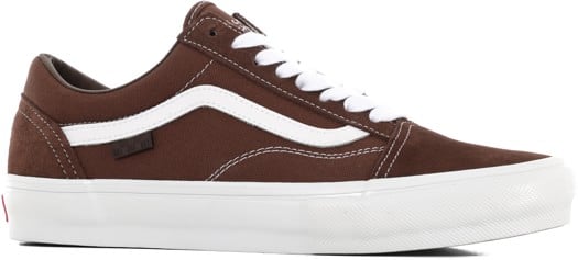 Vans Skate Old Skool Shoes - (nick michel) brown/white - view large
