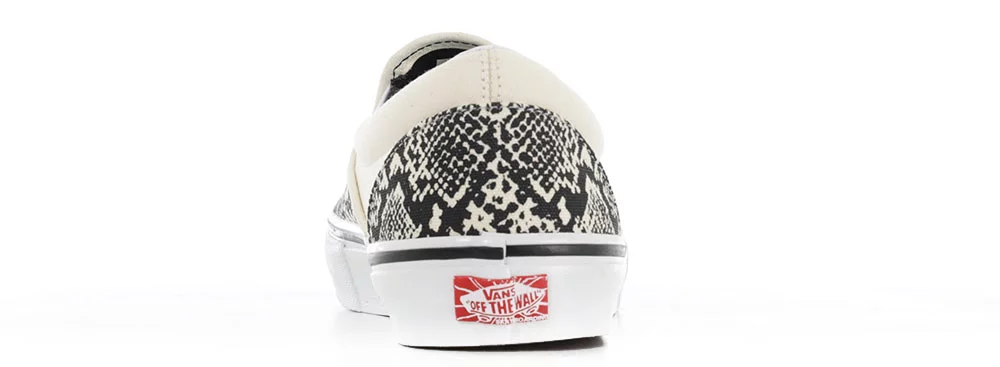 vans classic slip on metallic snake