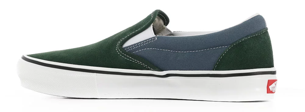 Vans Shoes Skate Slip On-Green/White – Cal Skate Skateboards