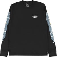 HUF Rogue Waves L/S T-Shirt - black