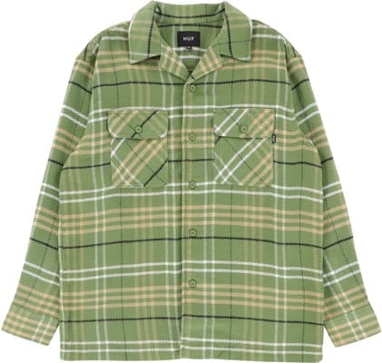 HUF Westridge Flannel Shirt - avocado | Tactics