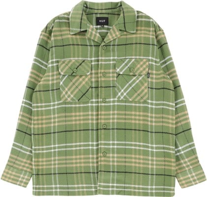 HUF Westridge Flannel Shirt - avocado - view large