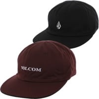 Volcom Outside In Rev Strapback Hat - rinsed black