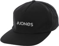 Jones Wave Organic Snapback Hat - stealth black
