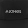 Jones Wave Organic Snapback Hat - stealth black - front detail