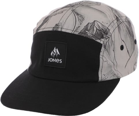 Jones Hakuba Organic 5-Panel Hat - glacier print - view large