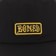 Bones Bones Wheels Strapback Hat - black/gold - front detail