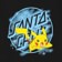 Santa Cruz Kids Pokemon Pikachu Spray Dot Hoodie - black - reverse detail