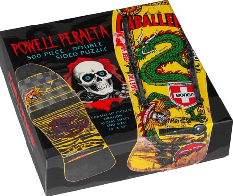 Powell Peralta Powell Peralta 500 Piece Puzzle - cab chinese dragon yellow - view large