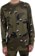 Burton Midweight Base Layer Crewneck Shirt - forest moss cookie camo - alternate