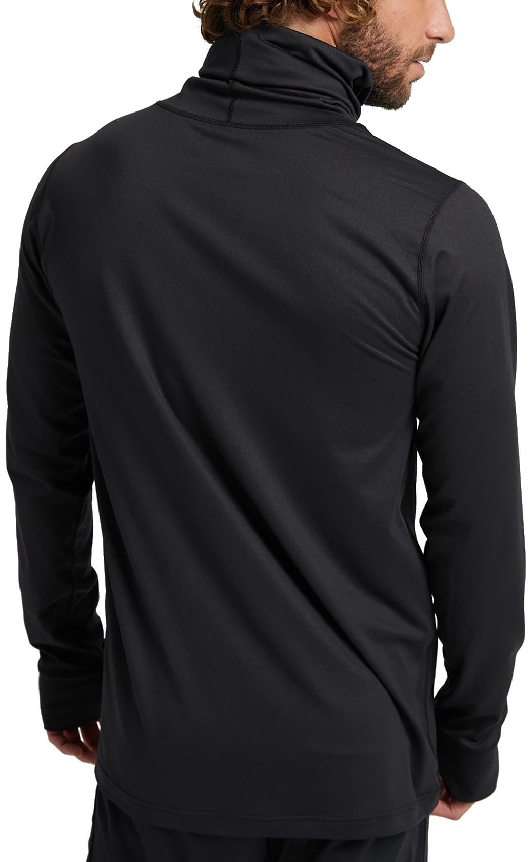 Burton Midweight Long Neck Base Layer true black Tactics