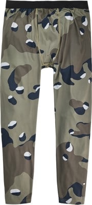 Burton Midweight Base Layer Pants - forest moss cookie camo - view large