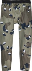 Burton Midweight Base Layer Pants - forest moss cookie camo