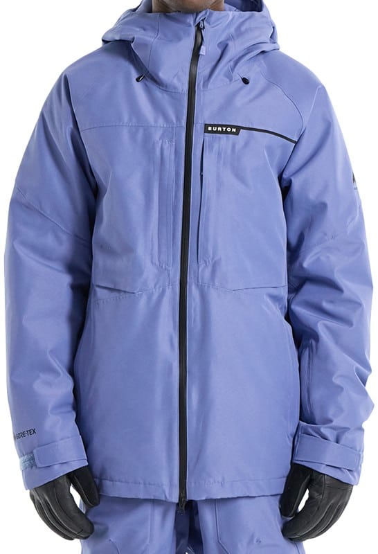 burton pillowline gore-tex 2l insulated jacket - slate blue l