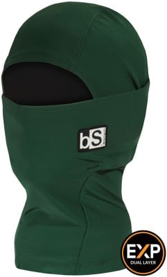BlackStrap Kids Expedition Hood Balaclava - solid forest green - view large