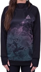 686 Women's Bonded Fleece Pullover Hoodie - black