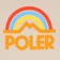 Poler Mountain Rainbow T-Shirt - sand - front detail