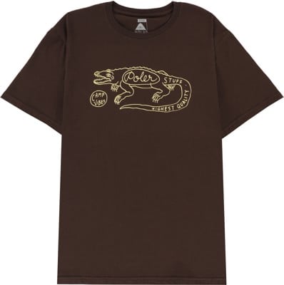 Poler Gator T-Shirt - dark chocolate - view large