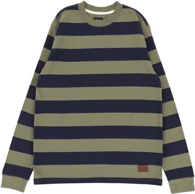 RVCA Chainmail Stripe L/S T-Shirt - indigo - view large