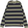 RVCA Chainmail Stripe L/S T-Shirt - indigo