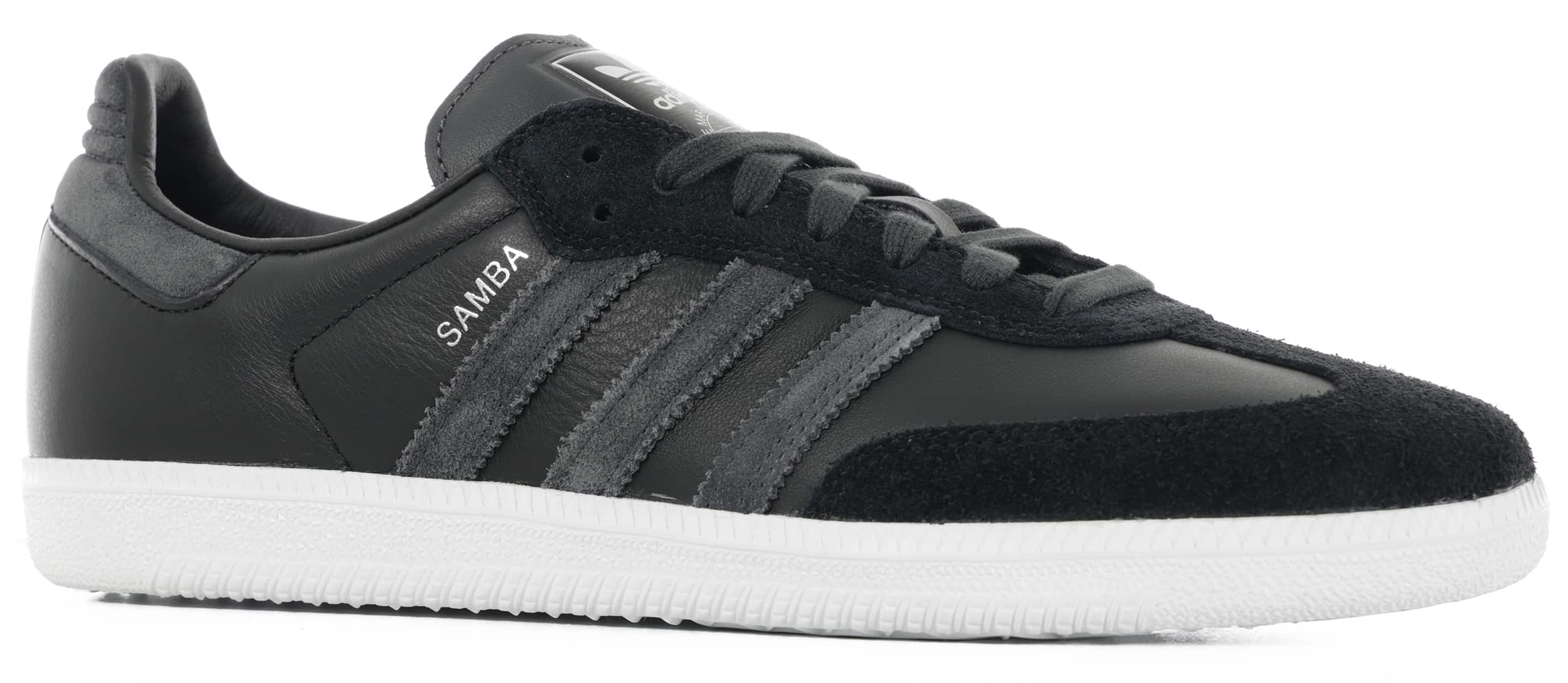 Adidas Samba ADV Skate Shoes - core black/carbon/silver metallic | Tactics