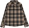 686 Sierra Fleece Flannel Shirt - dune plaid - reverse