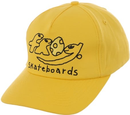 Frog Dino Logo 5-Panel Hat - yellow - view large