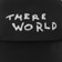 There There World Trucker Hat - black - front detail