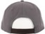 Tired Tired Two Tone Logo Snapback Hat - grey/brown - reverse