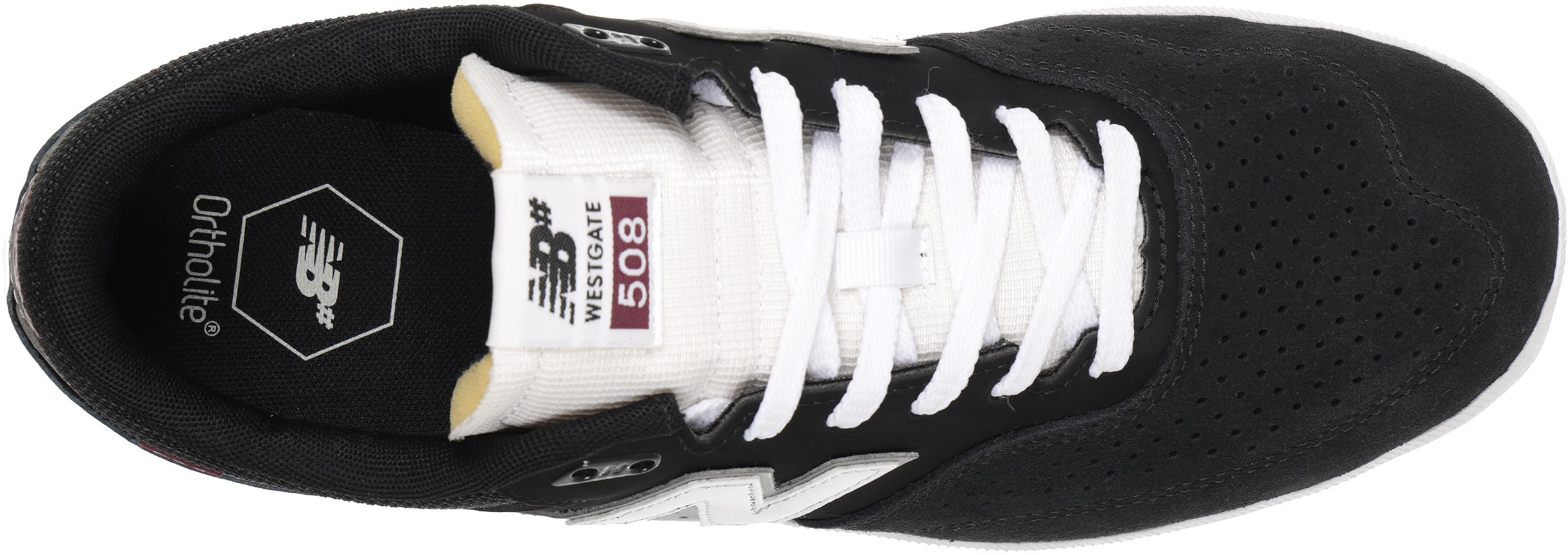 New Balance Numeric 508 Brandon Westgate Skate Shoes - black/white ...