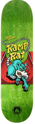 Black Label Hassan Ramp Rat 8.625 Skateboard Deck - green - view large