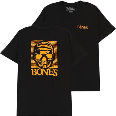 Bones Bones Wheels T-Shirt - black/gold - view large
