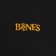 Bones Bones Wheels T-Shirt - black/gold - front detail