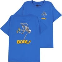 Powell Peralta Kids Skate Skeleton T-Shirt - royal blue